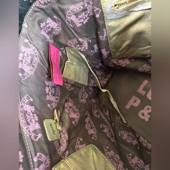 3 HR SALE 🚨 2002 XL Juicy Couture Black Scottie Tote - Picture 5 of 12